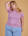 The Organic Vintage Tee - Lilac Purple