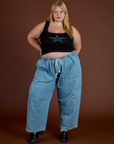 Icon Cropped Tank - Black Star