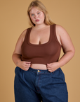 Mini Tank in Fudgesicle Brown on Juliet