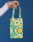 Spring Quilt Printed Cell Phone Tote held by model