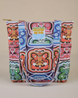 Butterfly Kaleidoscope Shoulder Zip Tote