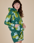 Heavyweight Oversized Hoodie - Green Magic Waters