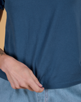 The Organic Vintage Tee - French Blue