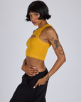 Porthole Tank - Mustard Yellow