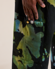 Close up of Magic Waters Drop Pocket Pants in Green Pool pant leg pocket