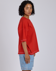 Burly Jersey - Mustang Red