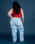 Work Pants in Sunny Cloud Airbrush back view on Ashley