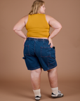 Carpenter Shorts - Dark Wash