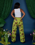 Paintstamped Work Pants in Froggy back view on Kandia