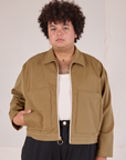 Mechanic Jacket in Desert Brown on Miguel