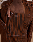 Railroad Denim Work Pants - Burnt Terracotta Overdye