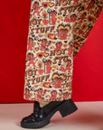 Hot Stuff Drop Pocket Cargo Pants side pant leg close up on Juliet