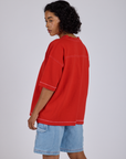 Burly Jersey - Mustang Red