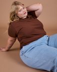 Burly Tee - Fudgesicle Brown