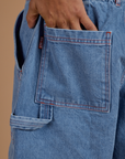 Carpenter Shorts - Medium Wash