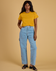 The Organic Vintage Tee - Mustard Yellow