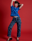 Chain Link Vintage Tee - Royal Blue *FINAL SALE*