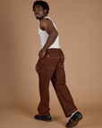 Railroad Denim Work Pants - Burnt Terracotta Overdye