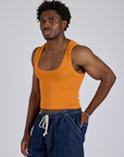 Cropped Tank Top - Creamsicle Orange