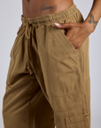 Drop Pocket Cargo Pants - Desert Brown