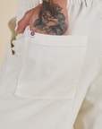 Work Pants - Vintage Tee White