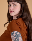 The Organic Vintage Tee - Burnt Terracotta