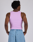 Cropped Tank Top - Lilac Purple