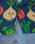 Veggie Village Pantry Button-Up