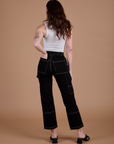 Back view of Carpenter Jeans in Black on Alex
