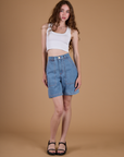 Carpenter Shorts - Medium Wash