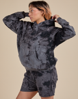 Heavyweight Oversized Hoodie - Black Magic Waters