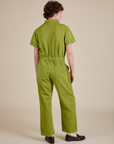 Short Sleeve Jumpsuit - Gross Green