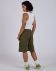 Drawstring Shorts - Surplus Green