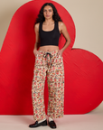 Hot Stuff Drop Pocket Cargo Pants and black Cropped Tank on Shahana