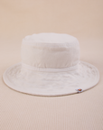 Wide Brim Denim Bucket Hats in Vintage Tee Off-White