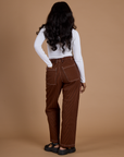 Railroad Denim Work Pants - Burnt Terracotta Overdye
