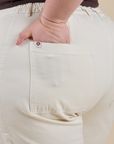 Work Pants - Vintage Tee White