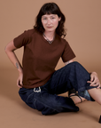 Burly Tee - Fudgesicle Brown