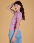 The Organic Vintage Tee - Lilac Purple