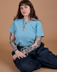 Burly Tee - Baby Blue