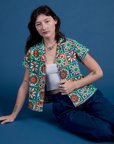 Quilt Print Pantry Button-Up on Alex