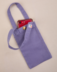 Phone tucked into faded grape Cell Phone Tote