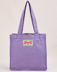Shopper Tote Bag in Faded Grape