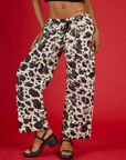 Close up of the Cow Drop Pocket Pant on Kira