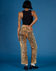 Back view of Kira wearing the Tiger Work Pant