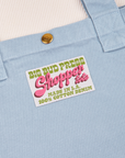 Shopper Tote Bag in Periwinkle close up