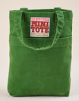 Mini Tote Bag in Forest Green
