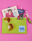 Pencil Pouch in gross green