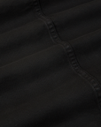 Denim Work Jacket in Basic Black fabric detail