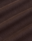 Work Pants in Espresso Brown fabric detail